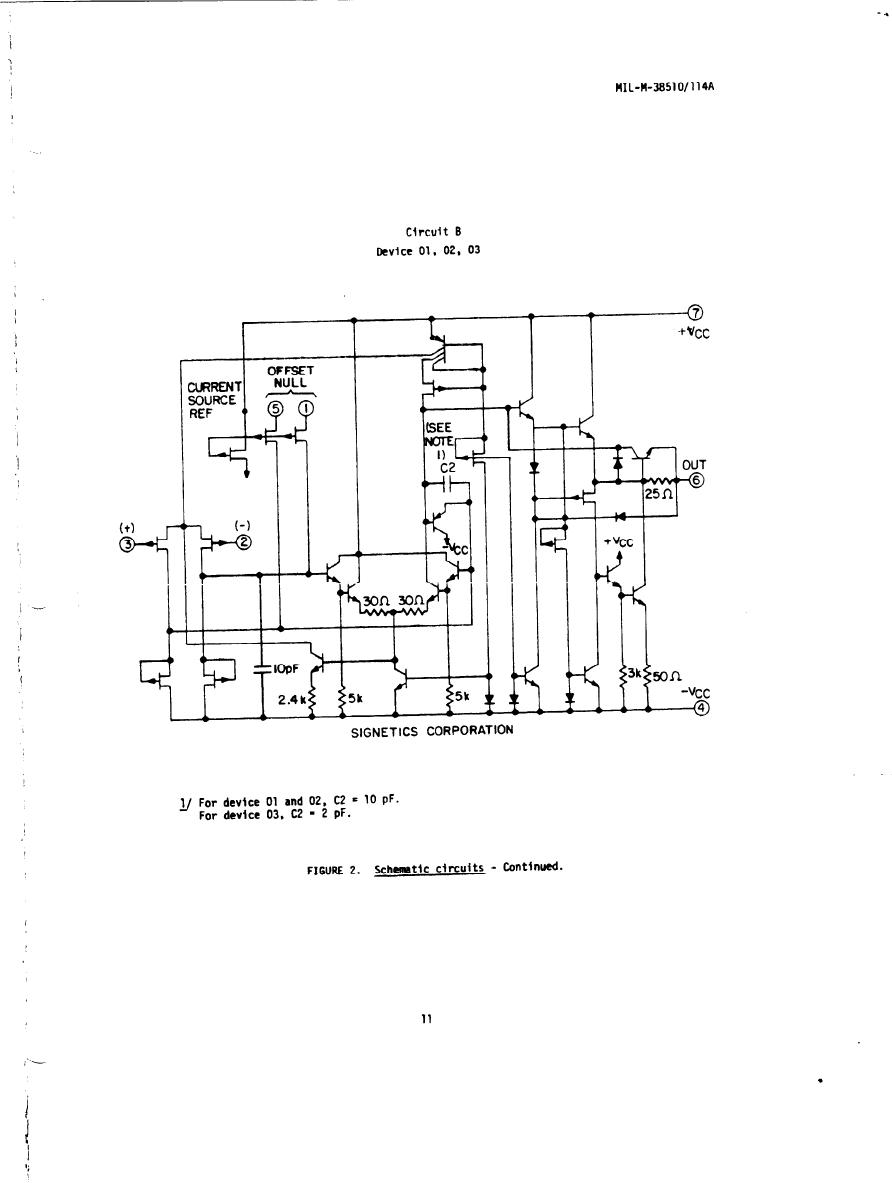 Figure 2. Schematic Circuits Circuit B Device 01, 02, 03